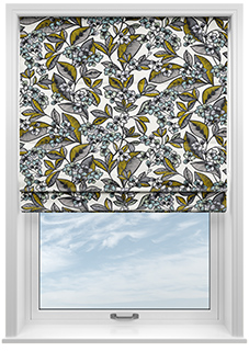 Walled Garden, Lemon - Roman Blind
